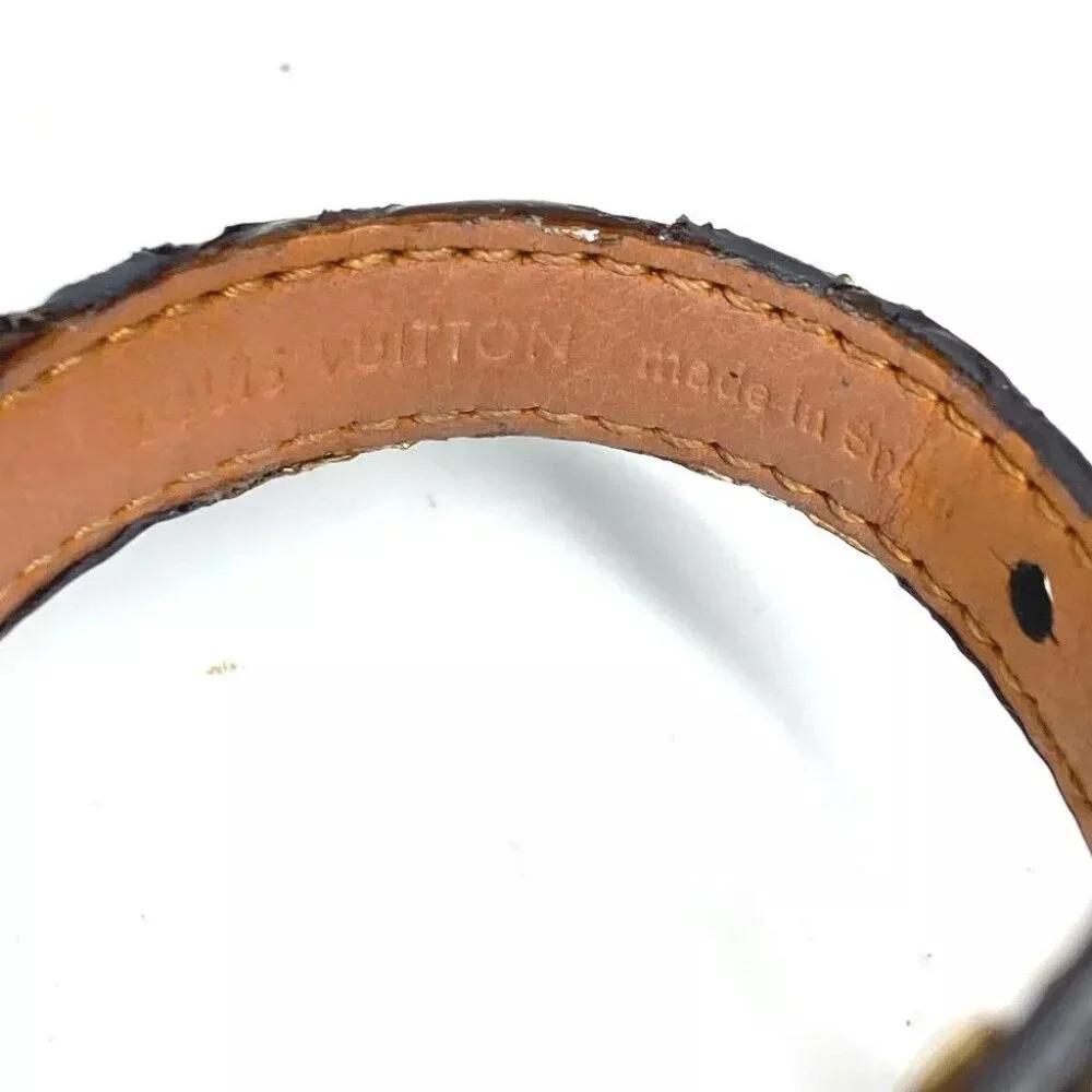 LOUIS VUITTON M6042F Monogram Bracelet-Essential V Bangle Bracelet - Picture 11 of 12